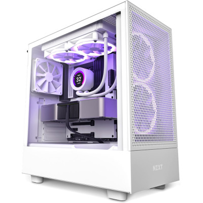 Корпус NZXT H5 Flow White (CC-H51FW-01) без БЖ