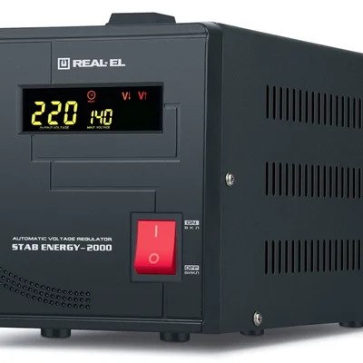 Стабілізатор REAL-EL Stab Energy-2000 Black