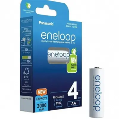 Акумулятори Panasonic Eneloop AA NI-MH 2000 mAh BL 4 шт Акумулятори Panasonic Eneloop AA NI-MH 2000 mAh BL 4 шт