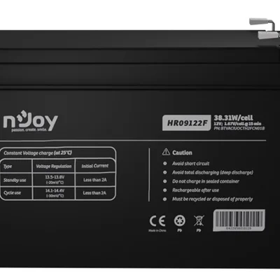 Акумуляторна батарея Njoy HR09122F 12V 9AH (BTVACIUOCTH2FCN01B) AGM