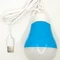 USB-світильник з LED-лампочкою Dengos, шнур ~1м, 5V, 5W, Blue (LED-BULB-5V5W-BLUE)