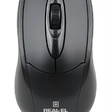 Миша REAL-EL RM-207 Black (EL123200015)