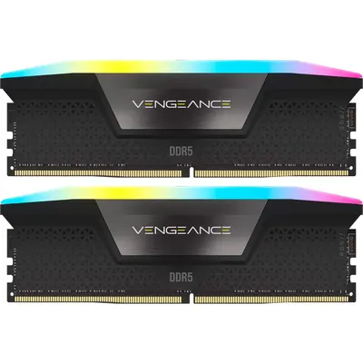 Модуль пам`ятi DDR5 2x16GB/7200 Corsair Vengeance RGB Black (CMH32GX5M2X7200C34)