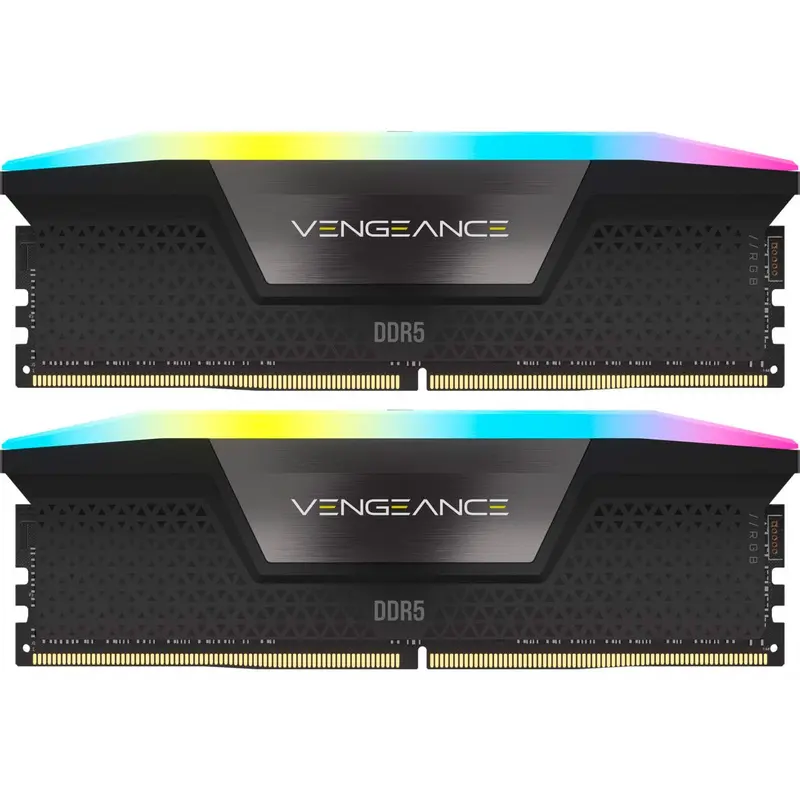 Модуль пам`ятi DDR5 2x16GB/7200 Corsair Vengeance RGB Black (CMH32GX5M2X7200C34)