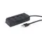 Концентратор USB 2.0 Gembird 4хUSB2.0, з вимикачами, пластик, Black (UHB-U2P4P-01)