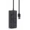 Концентратор USB 2.0 Gembird 4хUSB2.0, з вимикачами, пластик, Black (UHB-U2P4P-01)