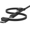 Кабель Belkin Boost Charge Universal USB - Lightning + micro USB + USB Type-C (M/M), 1 м, Black (CAC001bt1MBK)