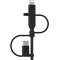 Кабель Belkin Boost Charge Universal USB - Lightning + micro USB + USB Type-C (M/M), 1 м, Black (CAC001bt1MBK)