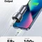 Автомобільний зарядний пристрій Ugreen CD213 (2xUSB 36W (USB-C+USB-A) QC 3.0+ Gray (60980)