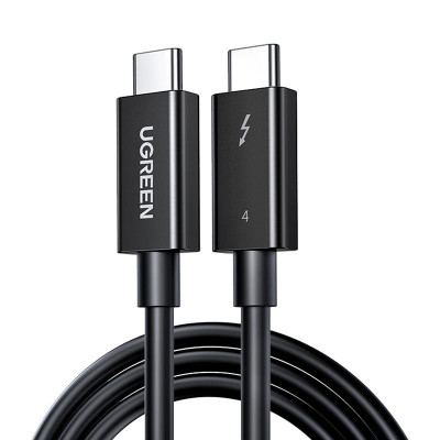 Кабель Ugreen US501 USB Type-C - USB Type-C (M/M), 0.8 м, Black (30389)