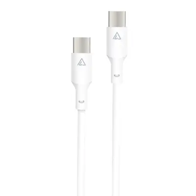 Кабель ACCLAB PwrX USB Type-C - USB Type-C (M/M), 60W, 1.2 м, White (1283126559563)