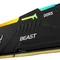 Модуль пам`яті DDR5 32GB/4800 Kingston Fury Beast RGB (KF548C38BBA-32)