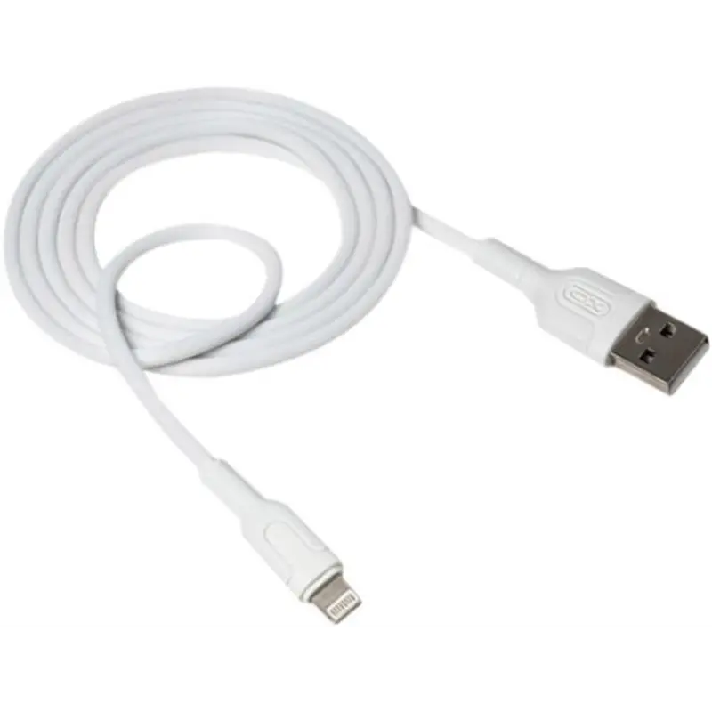 Кабель XO NB212 USB - Lightning (M/M), 2.1 A, 1 м, White (XO-NB212i-WH) Кабель XO NB212 USB - Lightning (M/M), 2.1 A, 1 м, White (XO-NB212i-WH)