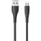 Кабель Proda PD-B85a USB - USB Type-C (M/M), 3 A, 1 м, Black (PD-B85a-BK)