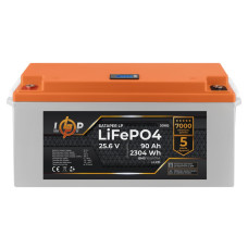 Акумуляторна батарея LogicPower 24V 90 AH (2304Wh) для ДБЖ з LCD (BMS 150A/75A) LiFePO4