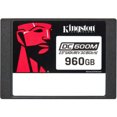 Накопичувач SSD 960GB Kingston SSD DC600M 2.5" SATAIII 3D TLC (SEDC600M/960G)