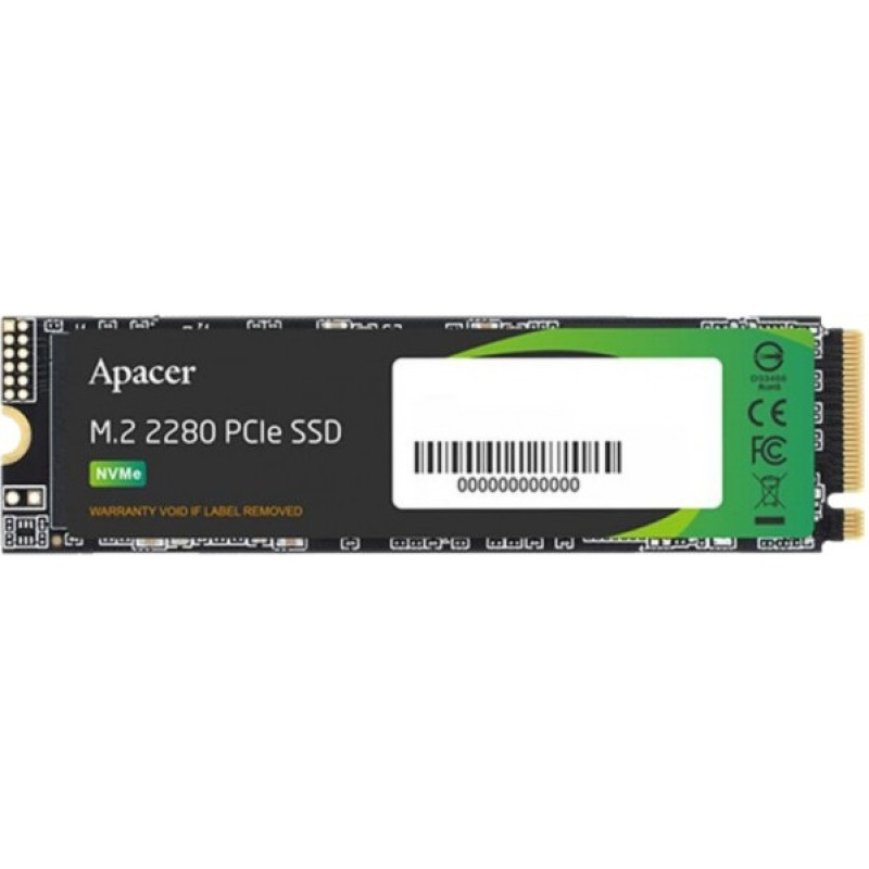 Накопичувач SSD 2TB Apacer AS2280P4U M.2 2280 PCIe 3.0 x4 3D TLC (AP2TBAS2280P4U-1)