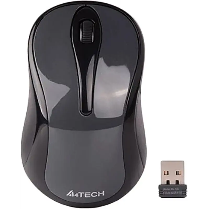 Миша бездротова A4Tech G3-280NS Glossy Grey