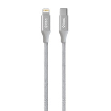 Кабель Ttec AlumiCable USB Type-C - Lightning (M/M), 1.5 м, Silver (2DK41G)