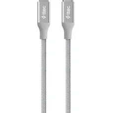 Кабель Ttec AlumiCable USB Type-C - Lightning (M/M), 1.5 м, Silver (2DK41G)