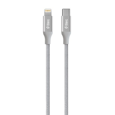 Кабель Ttec AlumiCable USB Type-C - Lightning (M/M), 1.5 м, Silver (2DK41G)