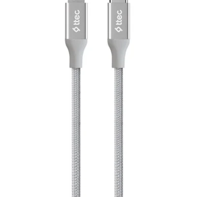 Кабель Ttec AlumiCable USB Type-C - Lightning (M/M), 1.5 м, Silver (2DK41G)