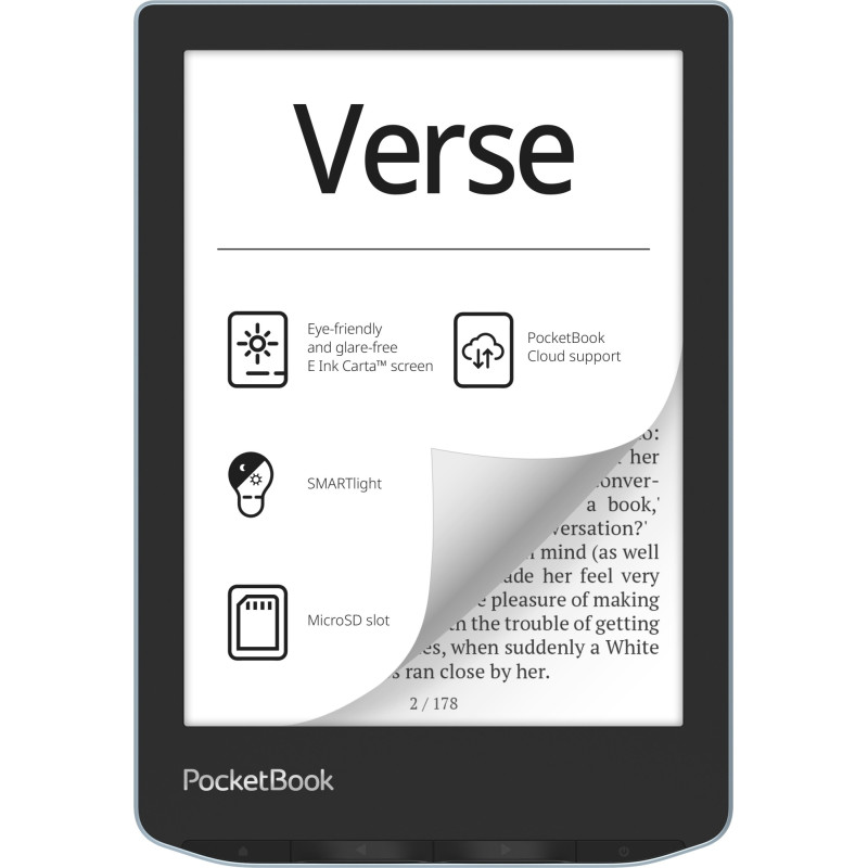 Електронна книга PocketBook 629 Verse Bright Blue (PB629-2-CIS)