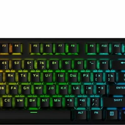Клавіатура HyperX Alloy Origins Core PBT Red RGB Black (639N7AA)