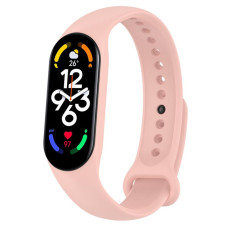 Силіконовий ремінець BeCover для Xiaomi Mi Smart Band 7 Pink (707483)