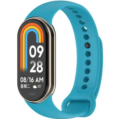 Силіконовий ремінець BeCover для Xiaomi Mi Smart Band 8 Blue (709379)