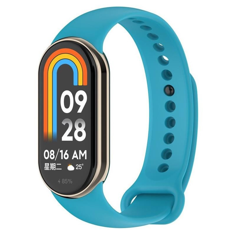 Силіконовий ремінець BeCover для Xiaomi Mi Smart Band 8 Blue (709379)