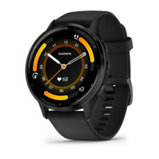 Смарт-годинник Garmin Venu 3 Slate Stainless Steel Bezel with Black Case and Silicone Band (010-02784-51)