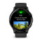 Смарт-годинник Garmin Venu 3 Slate Stainless Steel Bezel with Black Case and Silicone Band (010-02784-51)