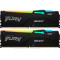 Модуль пам`яті DDR5 2x8GB/5200 Kingston Fury Beast RGB Black (KF552C36BBEAK2-16)