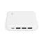 Мережевий зарядний пристрій Ttec SmartCharger Quattro GaN USB-C/USB-A 65W White (2SCG02B)