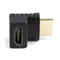 Адаптер Cablexpert HDMI - HDMI, M/F, Г-подібний, чорний (A-HDMI270-FML) пакет Адаптер Cablexpert HDMI - HDMI, M/F, Г-подібний, чорний (A-HDMI270-FML) пакет
