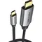 Кабель Vention HDMI - USB Type-C (M/M), V 2.0, 1.5 м, чорний/сірий (CRBBG)