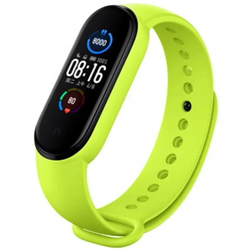 Ремінець BeCover для Xiaomi Mi Smart Band 5/Mi Smart Band 6 Lime (705433) Ремінець BeCover для Xiaomi Mi Smart Band 5/Mi Smart Band 6 Lime (705433)