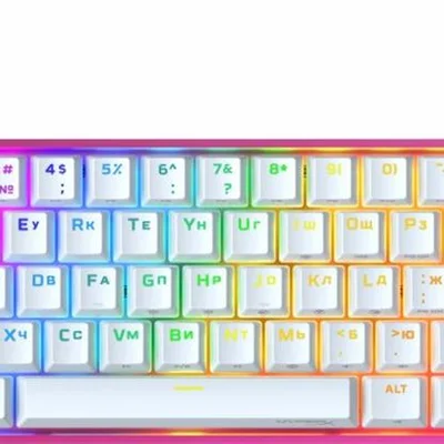 Клавіатура HyperX Alloy Origins 60 Red RGB Pink (572Y6AA)