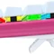 Клавіатура HyperX Alloy Origins 60 Red RGB Pink (572Y6AA)