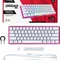 Клавіатура HyperX Alloy Origins 60 Red RGB Pink (572Y6AA)