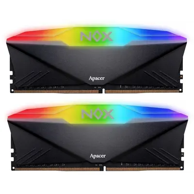 Модуль пам`ятi DDR4 2x16GB/3600 Apacer NOX RGB Black (AH4U32G36C25YNBAA-2)