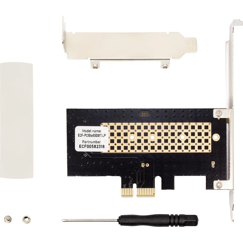 Адаптер Frime (ECF-PCIEtoSSD017.LP) PCI-Ex1-M.2 (M Key) NVMe