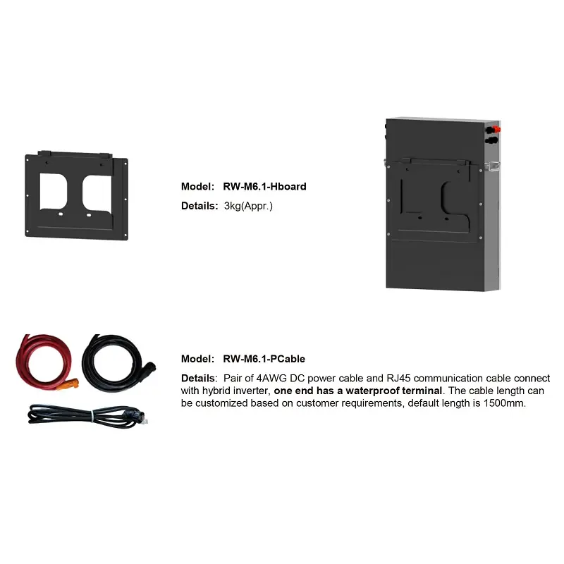 Акумуляторна батарея Deye RW-M6.1 51.2V 120AH (RW-M6.1) Акумуляторна батарея Deye RW-M6.1 51.2V 120AH (RW-M6.1)