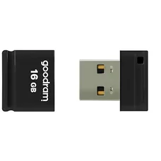 Флеш-накопичувач USB2.0 16GB GOODRAM UPI2 (Piccolo) Black (UPI2-0160K0R11)