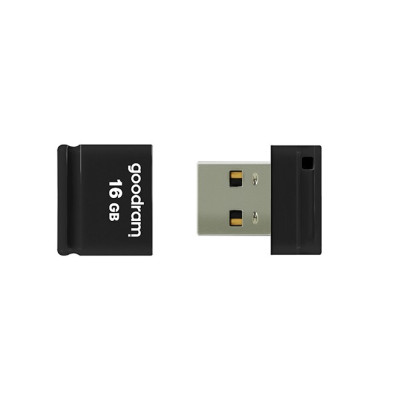 Флеш-накопичувач USB2.0 16GB GOODRAM UPI2 (Piccolo) Black (UPI2-0160K0R11)