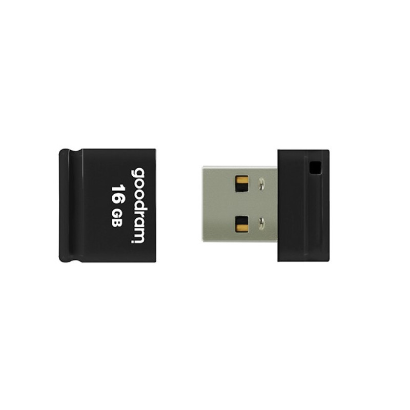 Флеш-накопичувач USB2.0 16GB GOODRAM UPI2 (Piccolo) Black (UPI2-0160K0R11)