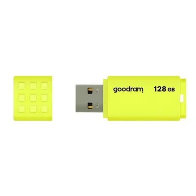 Флеш-накопичувач USB2.0 128GB GOODRAM UME2 Yellow (UME2-1280Y0R11)