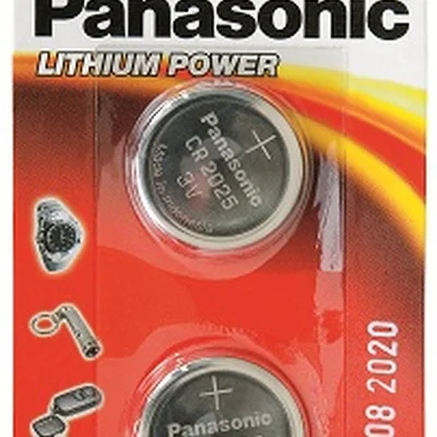 Батарейка Panasonic CR 2025 BL 2шт