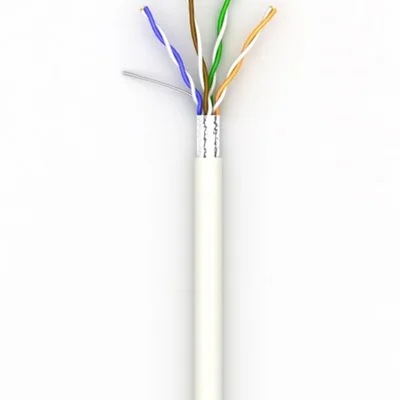 Кабель вита пара OK-Net КПВЭ-ВП (200) FTP, CAT5е, 4х2х0.51, бухта 305м
